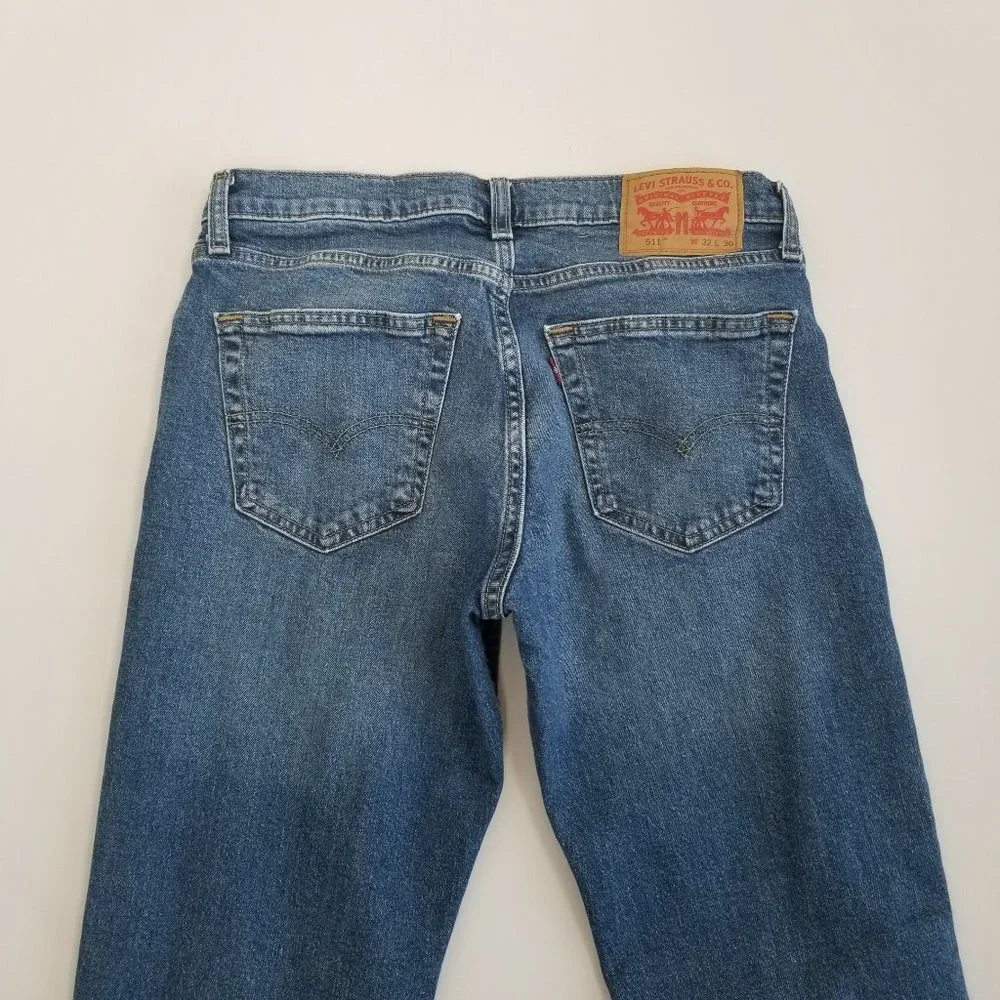 Levi's 511 Slim Fit Jeans Actual 30/28.5